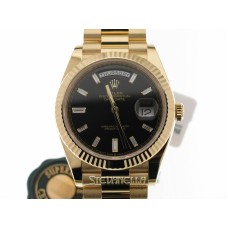 Rolex Day-Date 40mm Nero Baguette ref. 228238-0004 nuovo